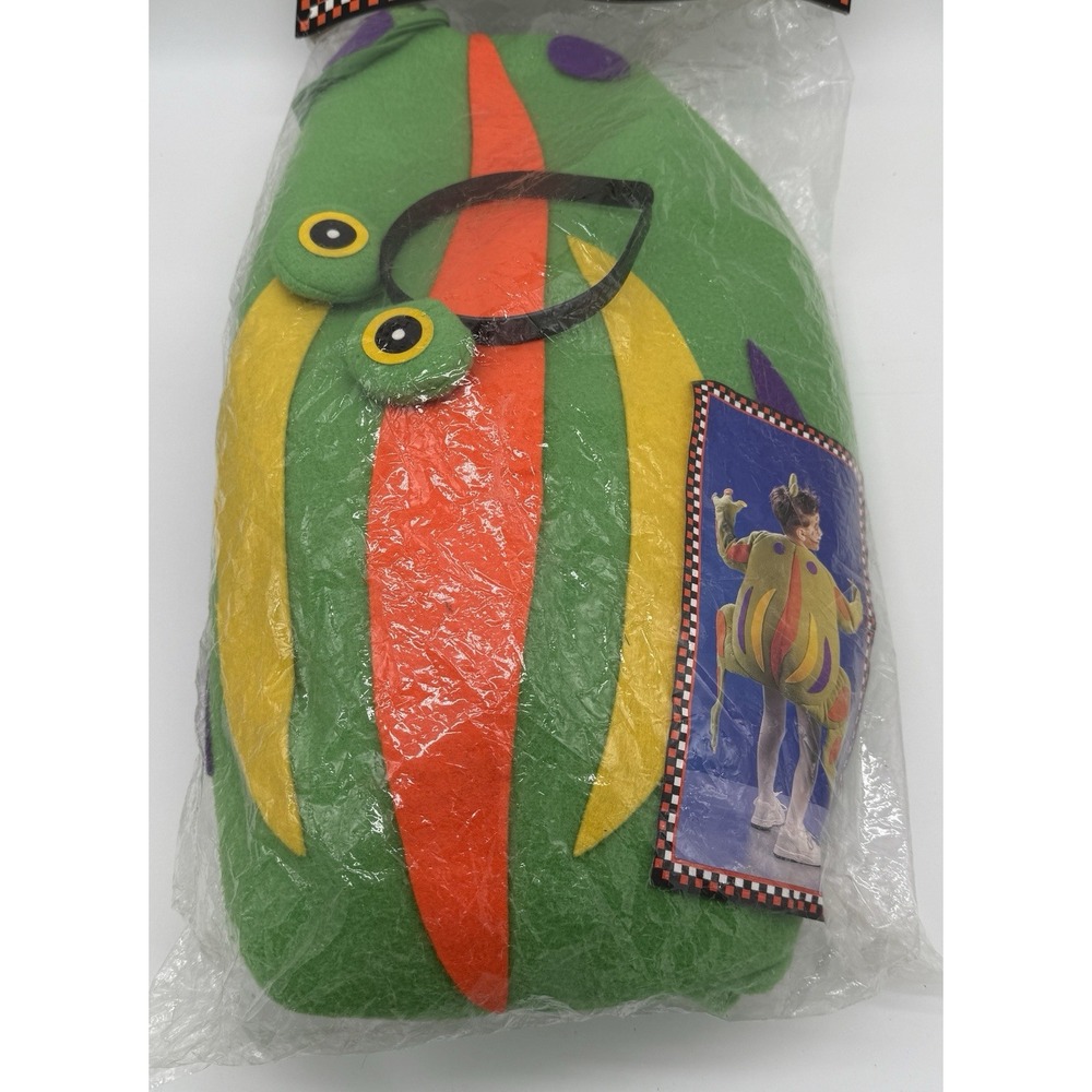 Vtg Fabri-Centers Children's Green Frog Halloween Costume One Size Fits Most